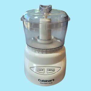 Cuisinart Mini Prep Plus DLC-2 Small Food Processor White TESTED & WORKING!